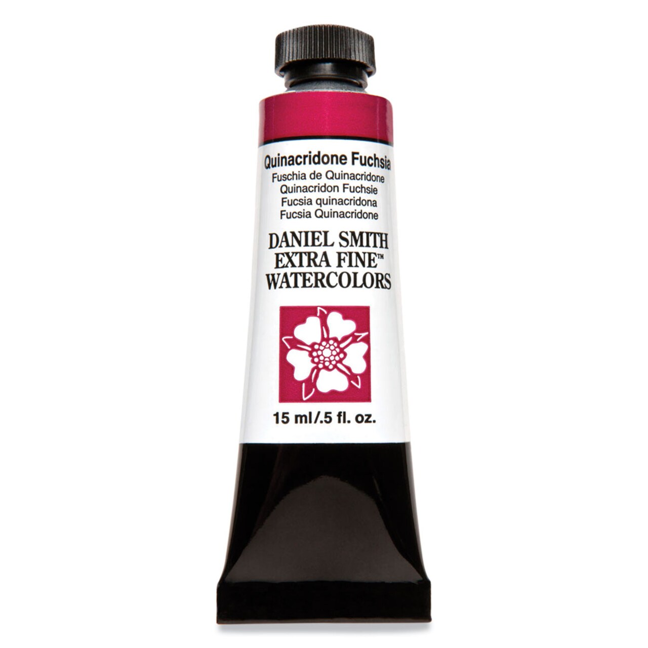 Daniel Smith Extra Fine Watercolor - Quinacridone Fuchsia, 15 ml Tube